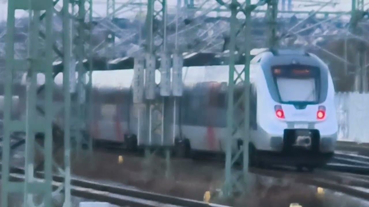 RB20 (Baureihe 9442) Abfahrt in Erfurt Hbf nach Eisenach Hbf 