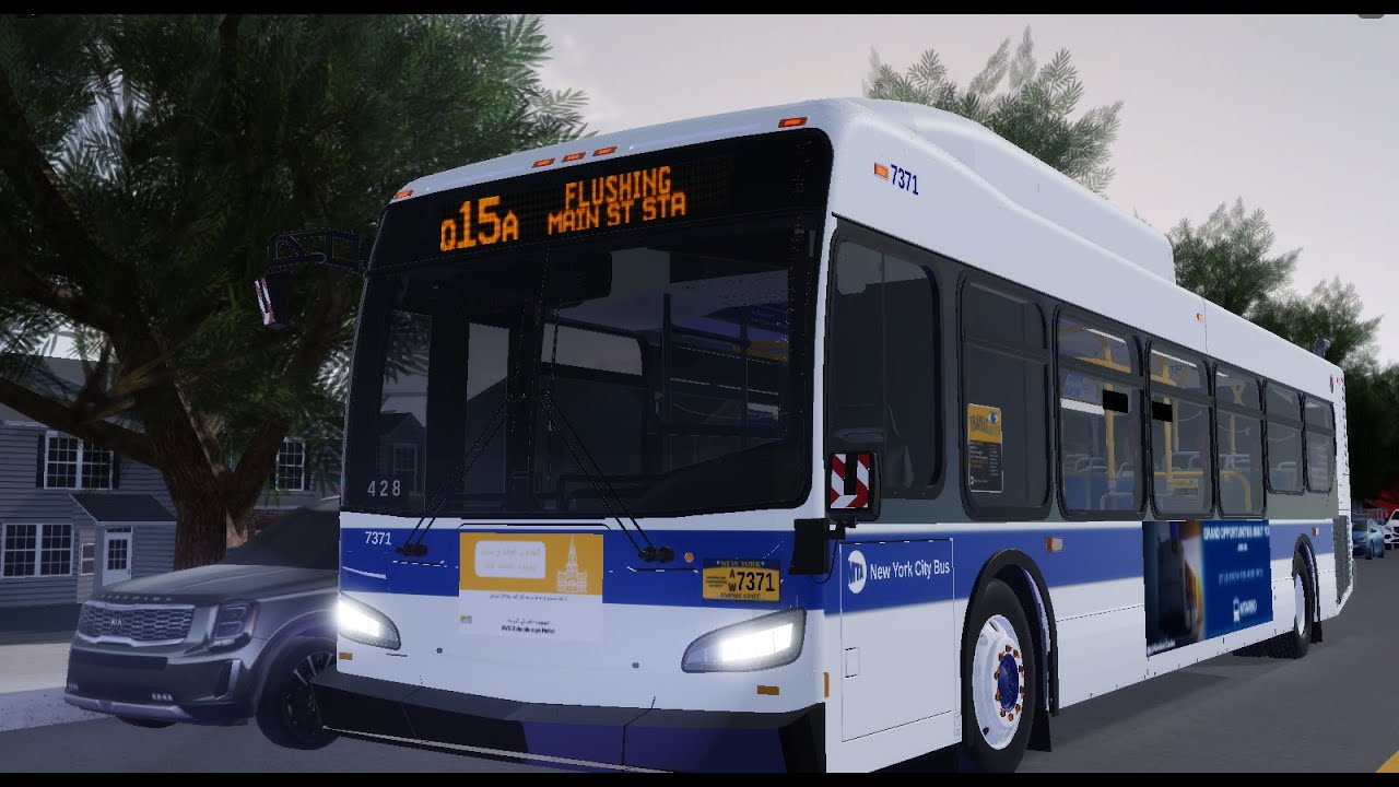 Q15A from Beechhurst Powells Cove Bl to Flushing Main St Station (Roblox)