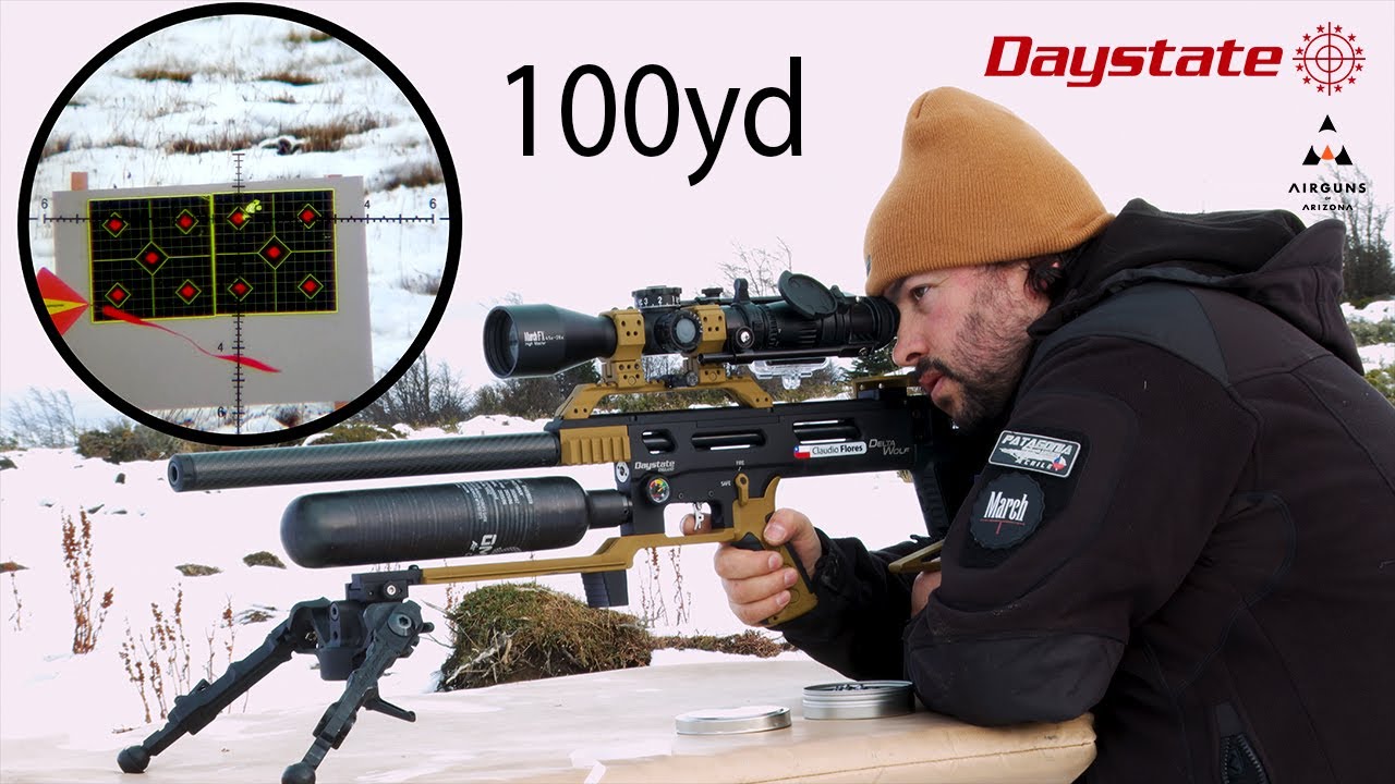 Daystate Delta Wolf 30 Pruebas a 100yd #AOA #Daystate #DeltaWolf