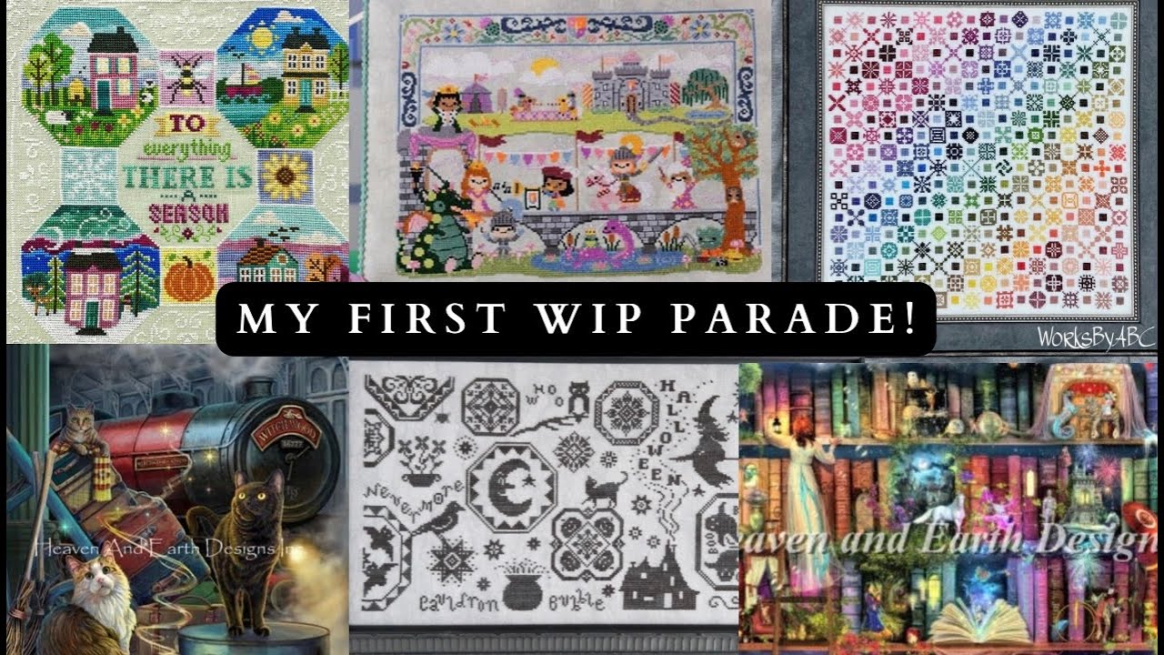 Flosstube Extra: My First WIP Parade