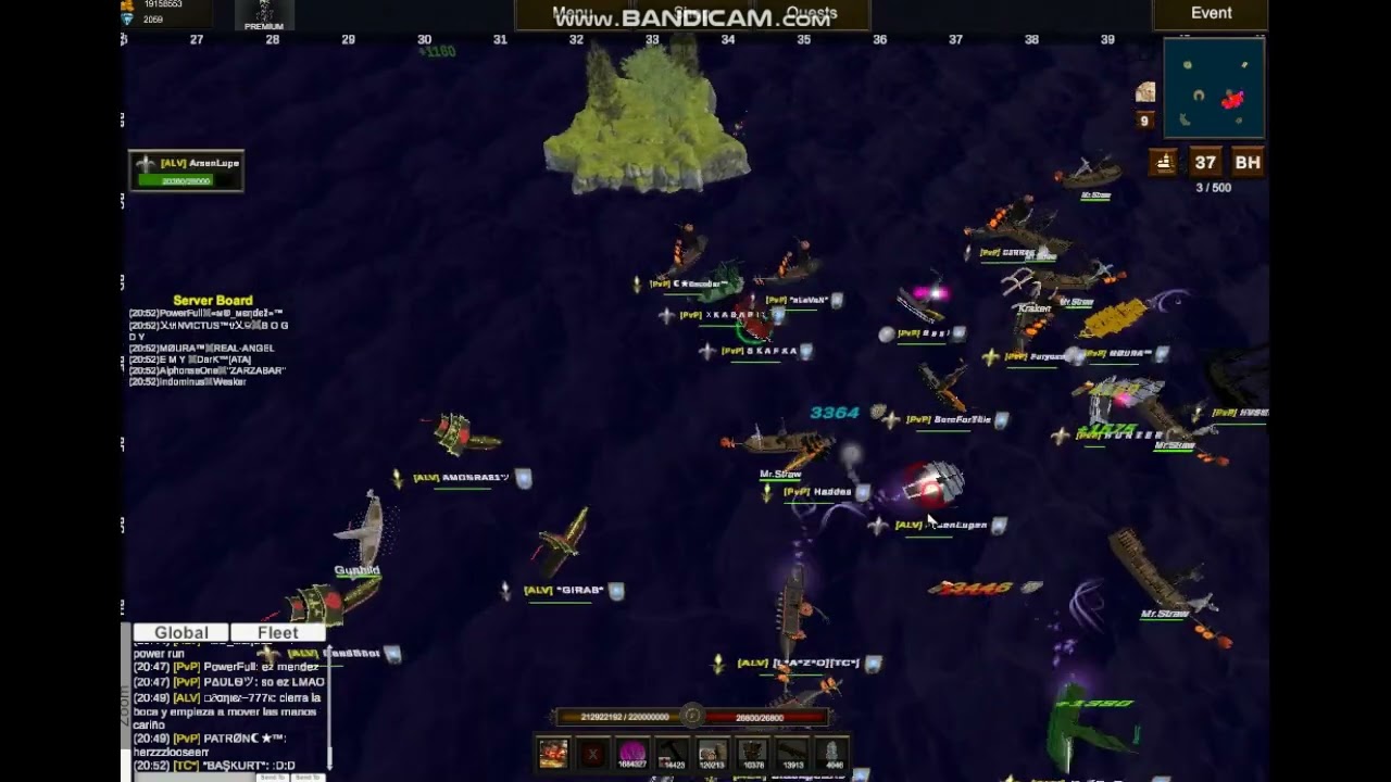 PvP - Hallowen EVENT MASIVE FIGHT -NAVALBATTLEONLINE