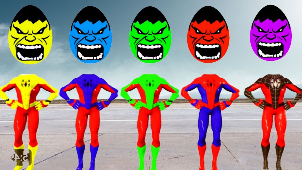 TEBAK GAMBAK AVENGERS MARVEL TOP SUPERHERO!!Spider man