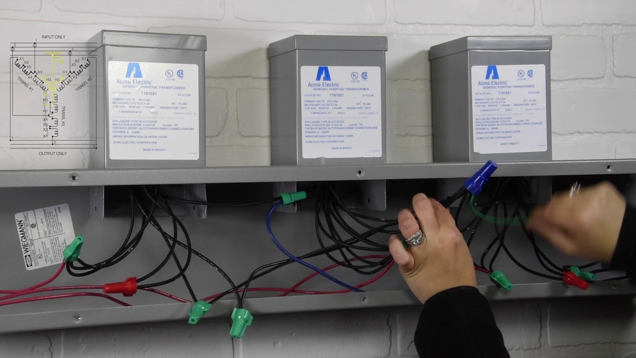 Acme Electric- Buck Boost Transformers- FIGURE FF WIRING DEMO