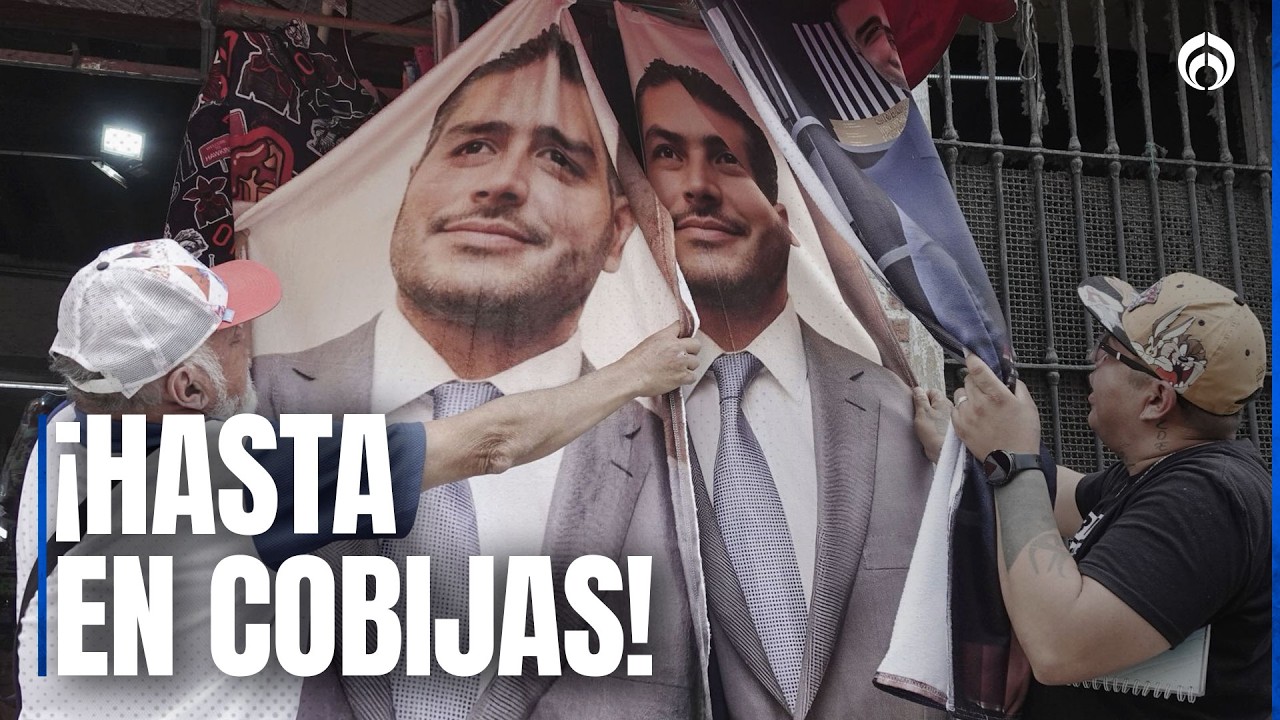 La fiebre Harfuch: su imagen invade cobijas, toallas y cortinas