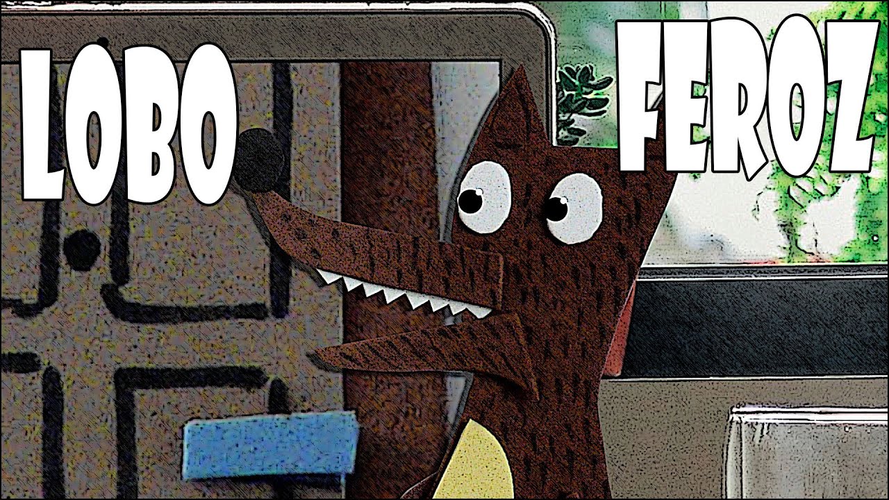 3 CUENTOS INFANTILES DEL LOBO FEROZ: Los tres cerditos, Caperucita Roja y Los Siete Cabritillos