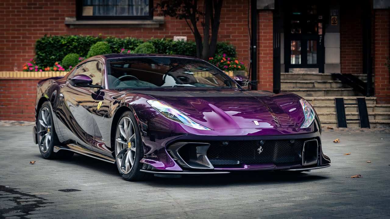 Viola Hong Kong Ferrari 812 Competizione delivery in London!!
