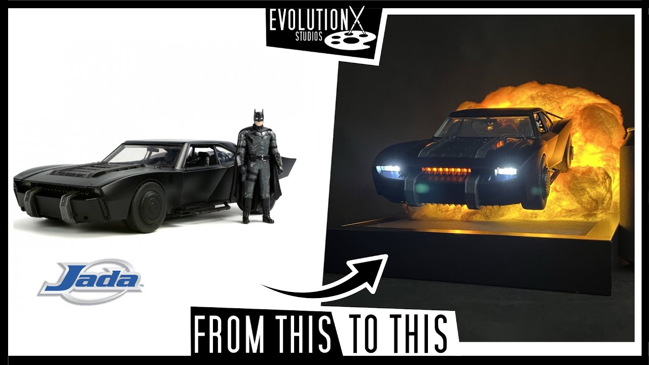How to create an easy realistic explosion effect ft. Jada Toys 1/18 Batmobile