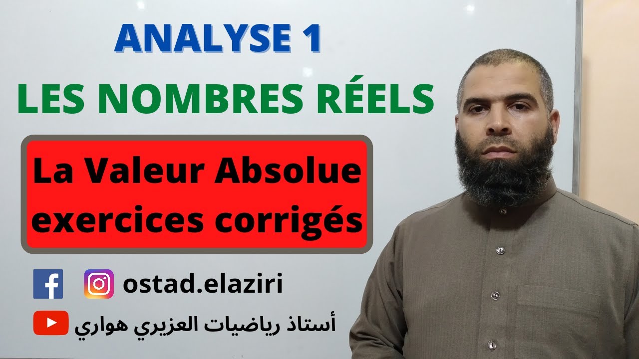 la valeur absolue- exercices corrigés