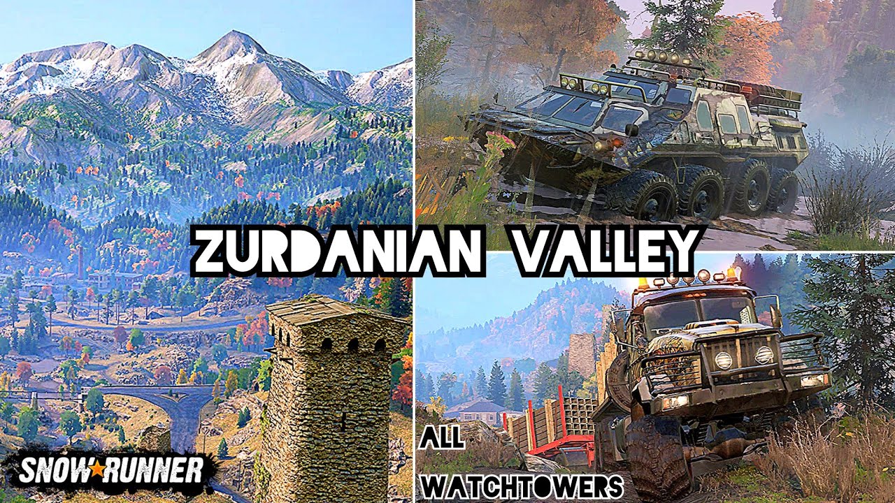Zurdania, Western Asia - Snowrunner Season 17! - Live Exploration