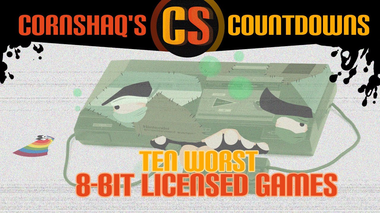 TOP 10 WORST LICENSED 8-BIT GAMES