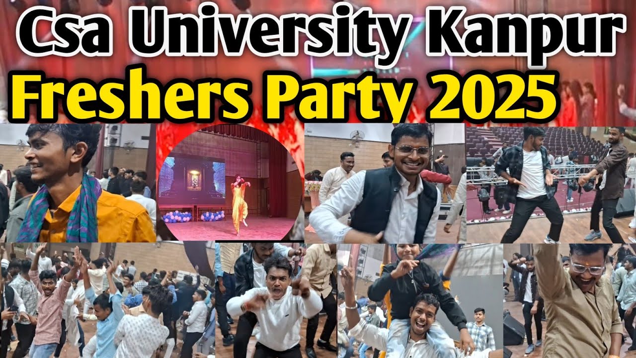 Freshers Party 2025 in Csa University Kanpur!! Csa University Freshers Party 2025 #Csa #Freshers 