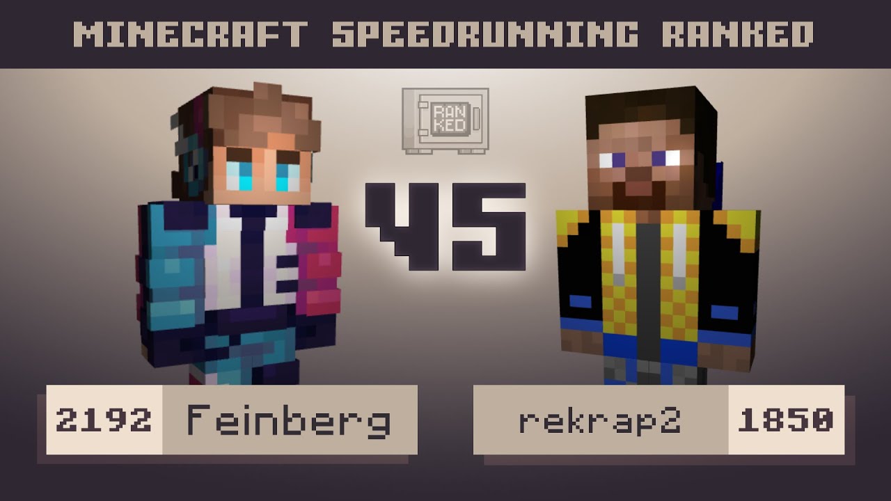 An INSANELY Close Game | Feinberg vs Rekrap2 | MCSR Ranked 1v1