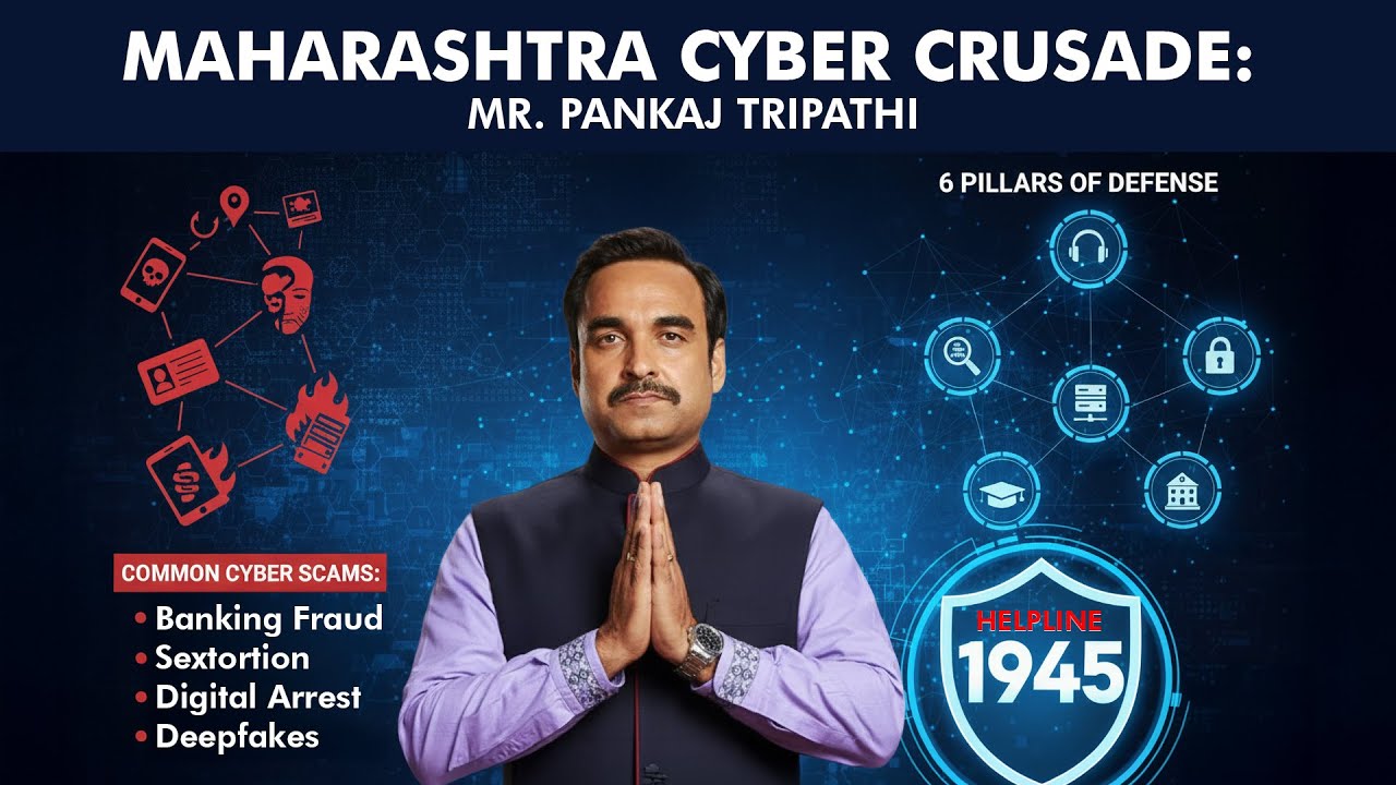 Your Data, Your Safety | Cyber Crime Awareness Film ft. Pankaj Tripathi | Maharashtra Cyber Police