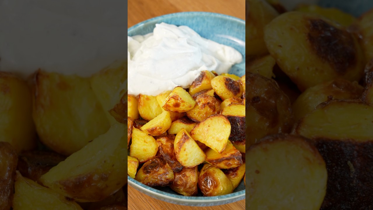 So werden Kartoffeln knusprig wie noch nie! #kartoffeln #ofen #gesunderezepte