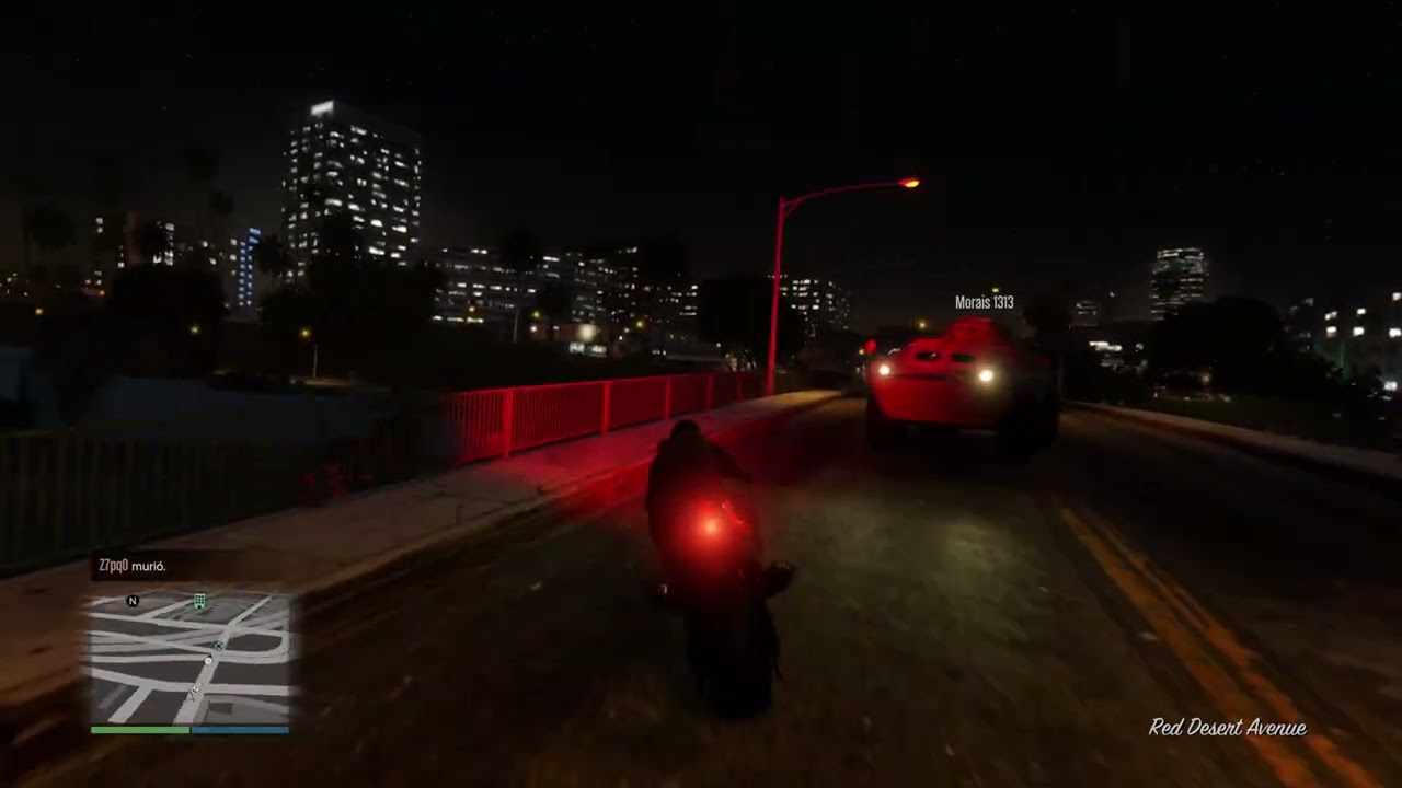 GTA 5 online game play una de las motos mas rápidas 