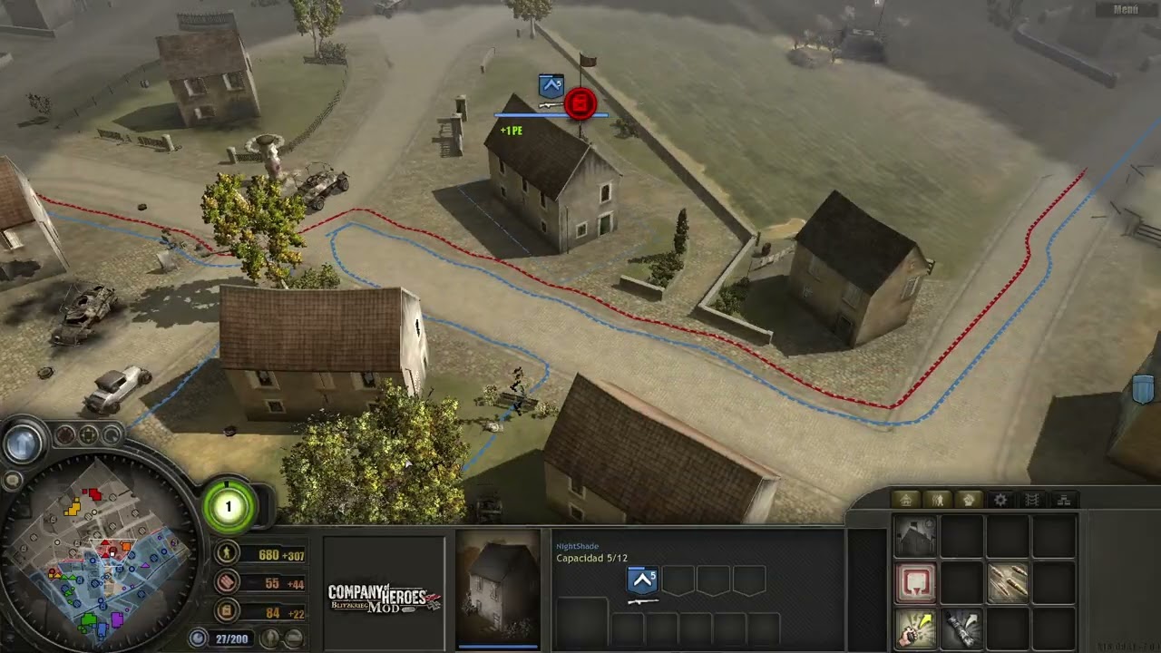 Rangers vs falchs testing new map and patch! CoH bk mod pvp