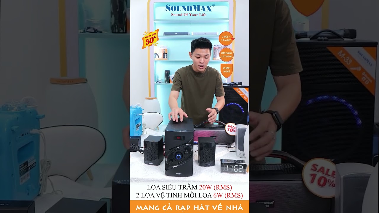 🎧 Review SoundMax A-926 &ndash; Loa 2.1 gọn đẹp, bass chất, gi&aacute; lại ngon!  #soundmax #a926 #review
