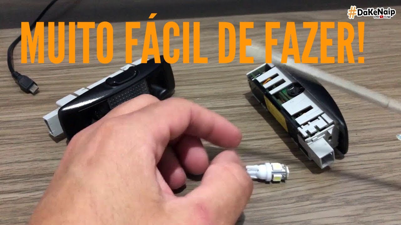 ADAPTEI LED NA LUZ DE TETO TRASEIRA! *muito fácil de fazer* (Igor César)