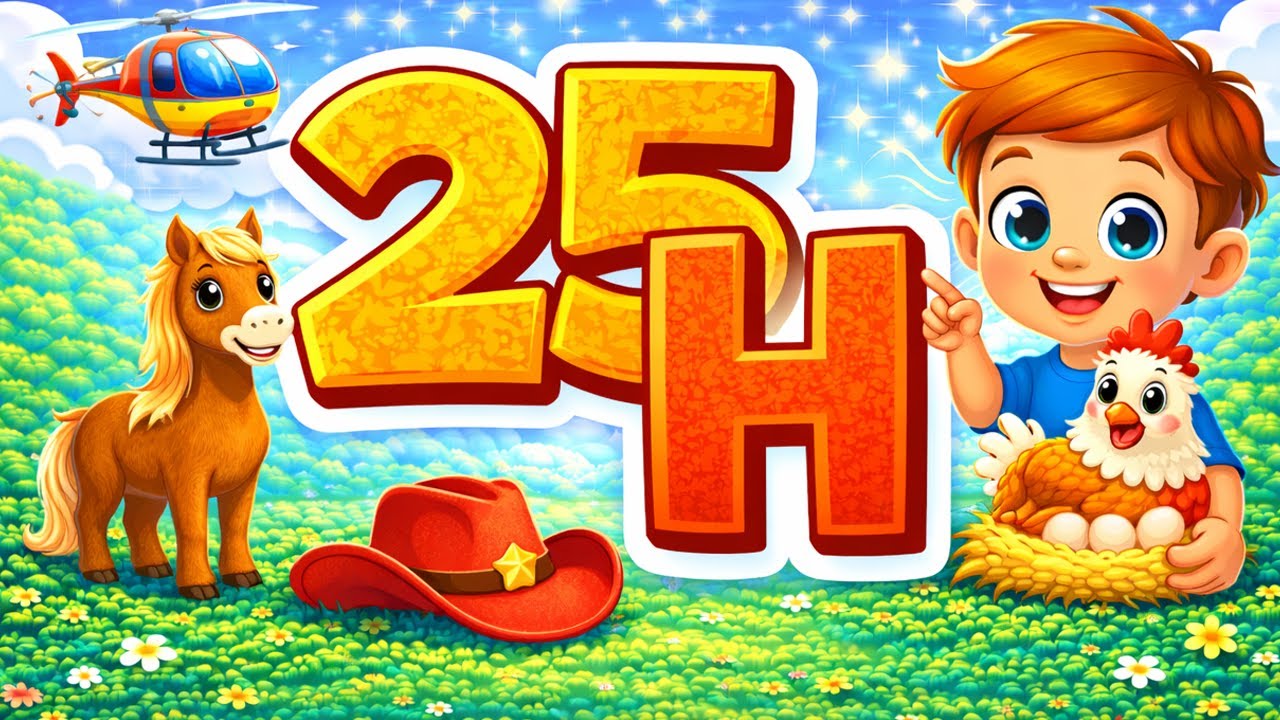 25 Words From Alphabet H | Learn Letter H Words for Kids | ABC Learning for Toddlers