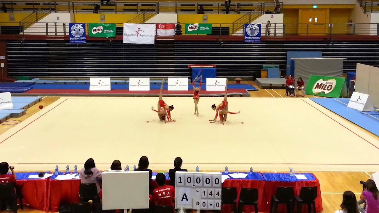 Singapore Rhythmic Gymnastic National Competition 2014