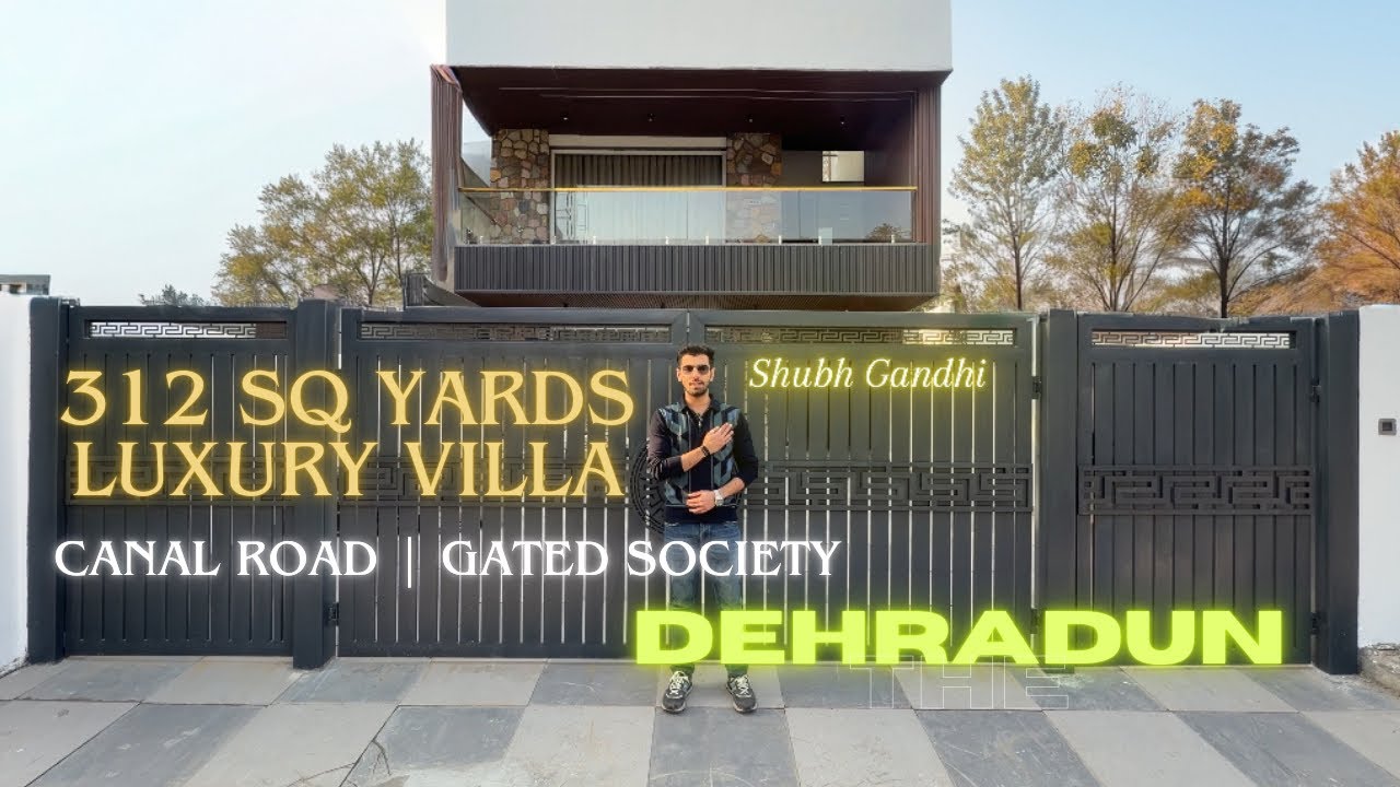 Premium 5BHK Villa on Canal Road | Double Height Ceiling | Fully Furnished | 312 Sq Yards 