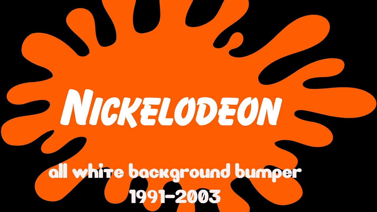 Nickelodeon all white backgrounds bumpers 1991-2003 (Complete)