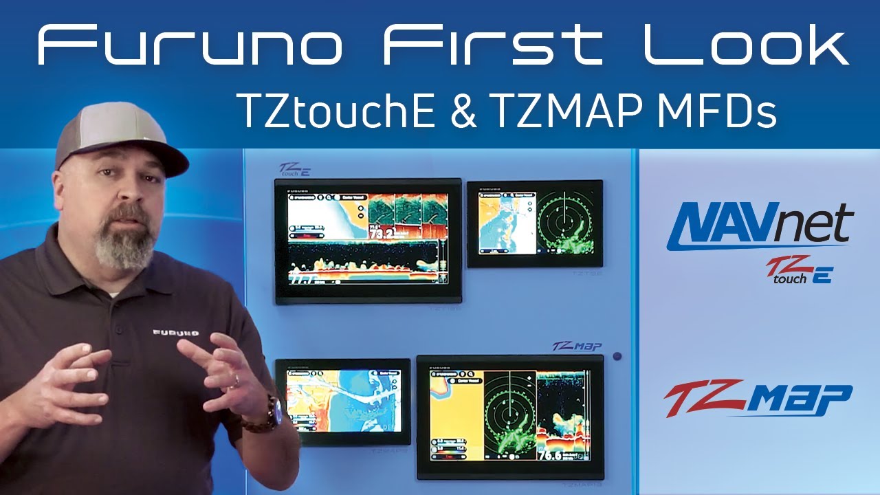 Первый взгляд на многофункциональные дисплеи Furuno TZtouchE и TZMAP.