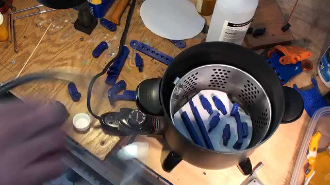 Vapor Smoothing of 3D Printed ABS and PLA with Acetone and Ethyl Acetate