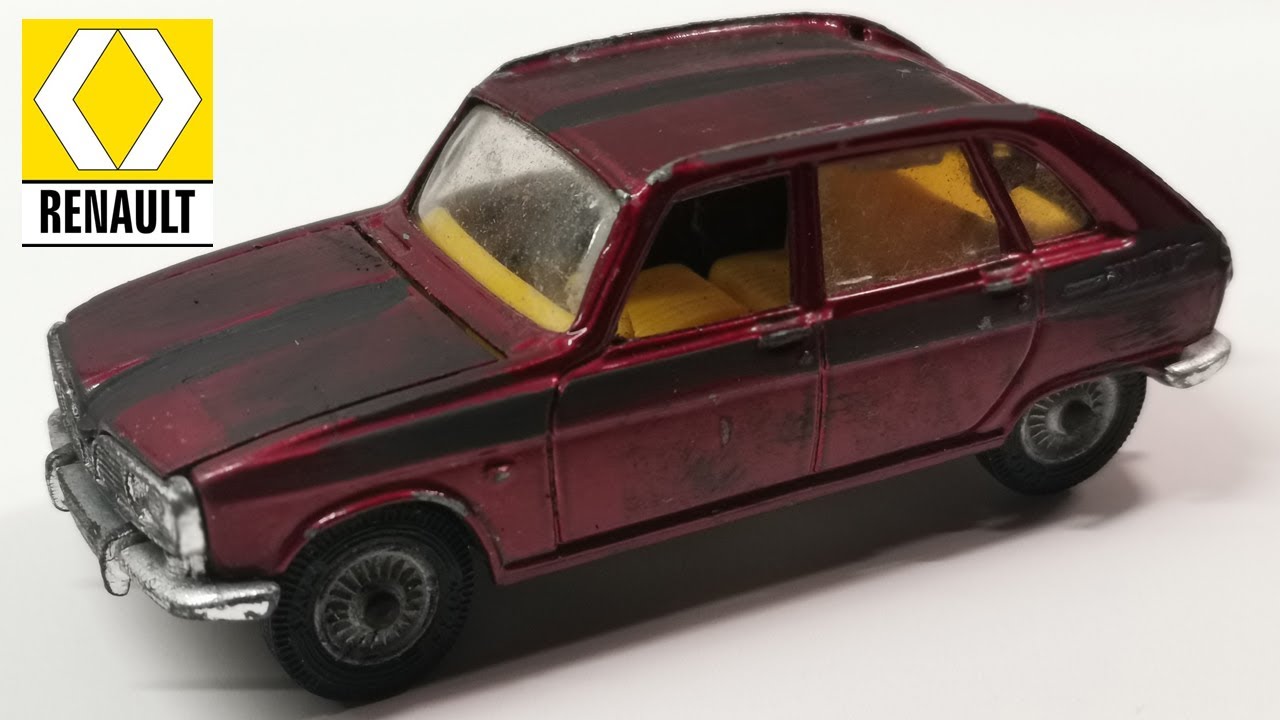 Реставрация корги Renault 16 № 260. Игрушечная модель, отлитая из 1969 года.