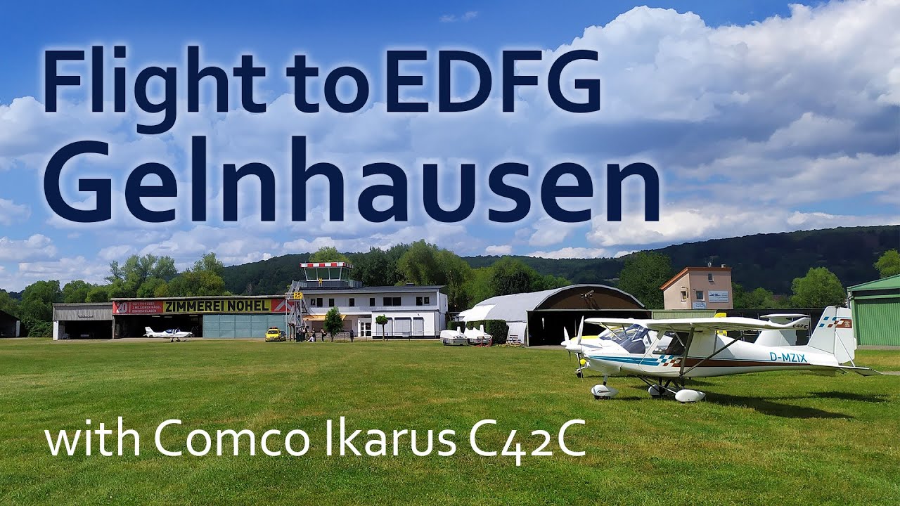 ✈ Flug nach Gelnhausen mit einer Comco Ikarus C42C