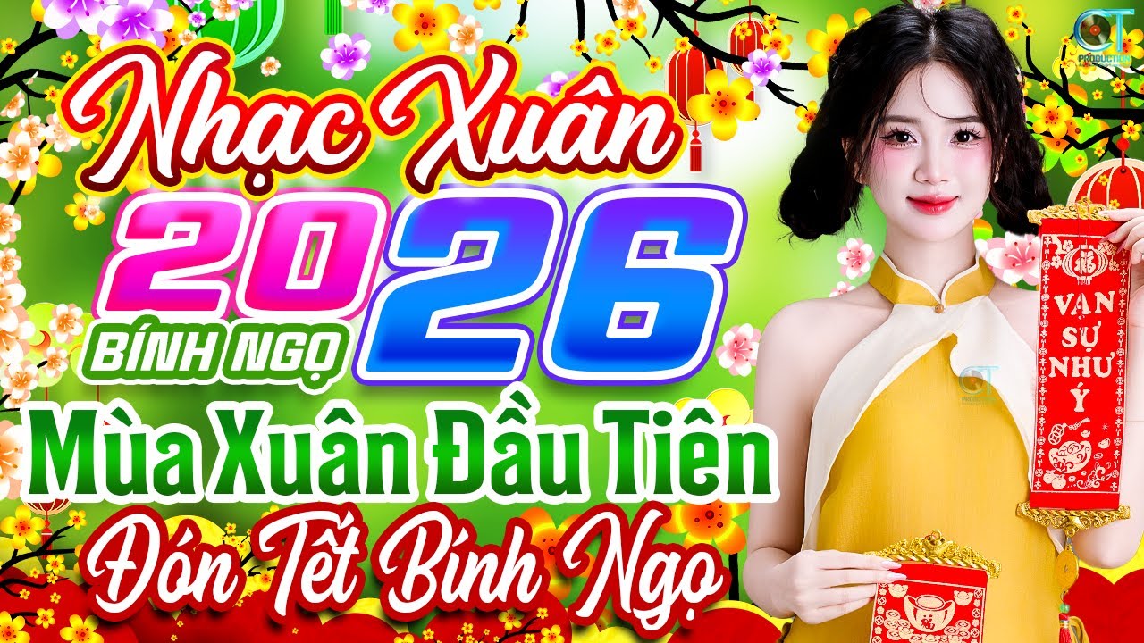 Mùa Xuân Đầu Tiên Remix✨ Liên Khúc Nhạc Xuân 2026 Hay Nhất | Nhạc Tết Chào Xuân Bính Ngọ 2026