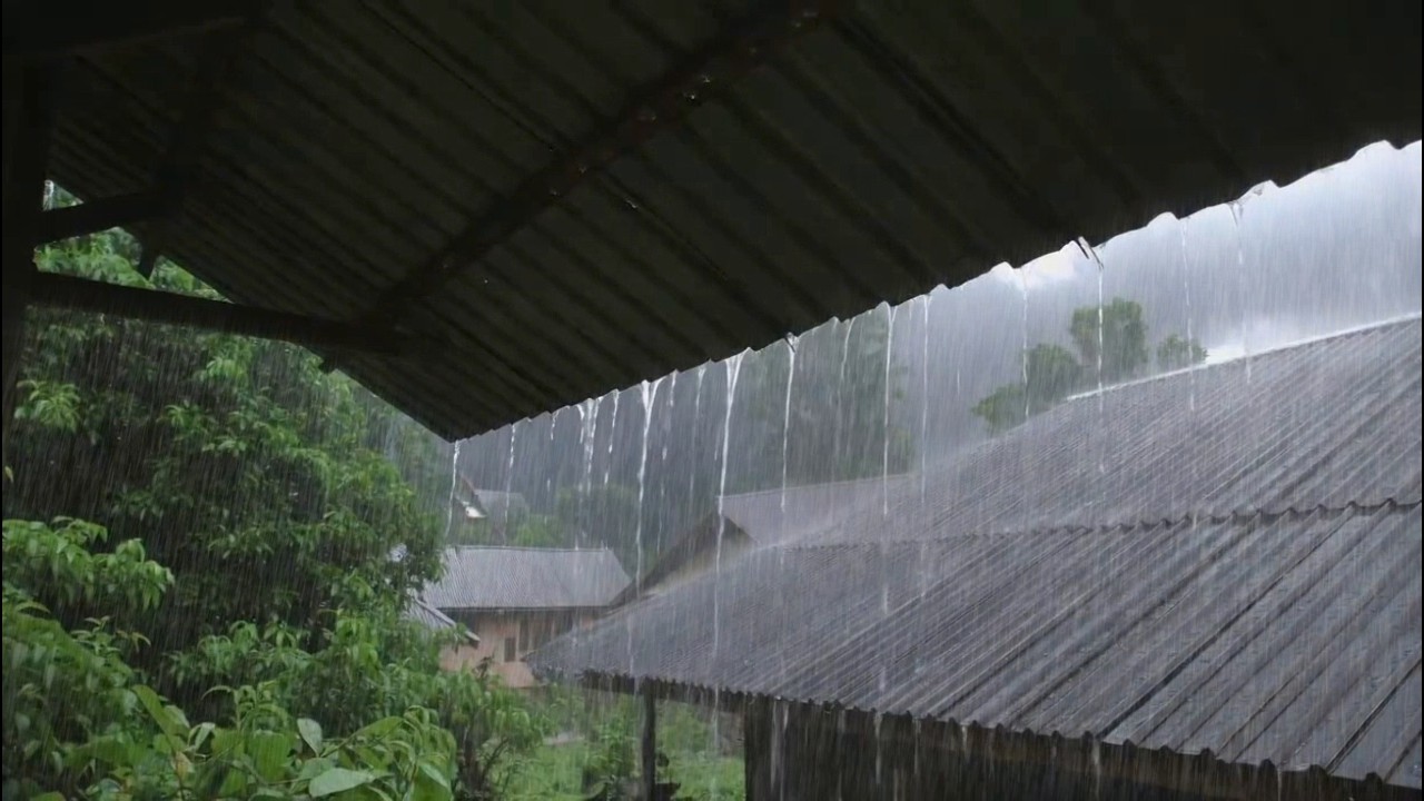 Soothing Rain Sound and Thunder Sound, Get Rid Insomnia