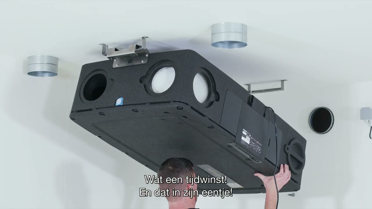 Nieuw Flux+ Flat ventilatiesysteem D: installatiegemak voorop | Renson