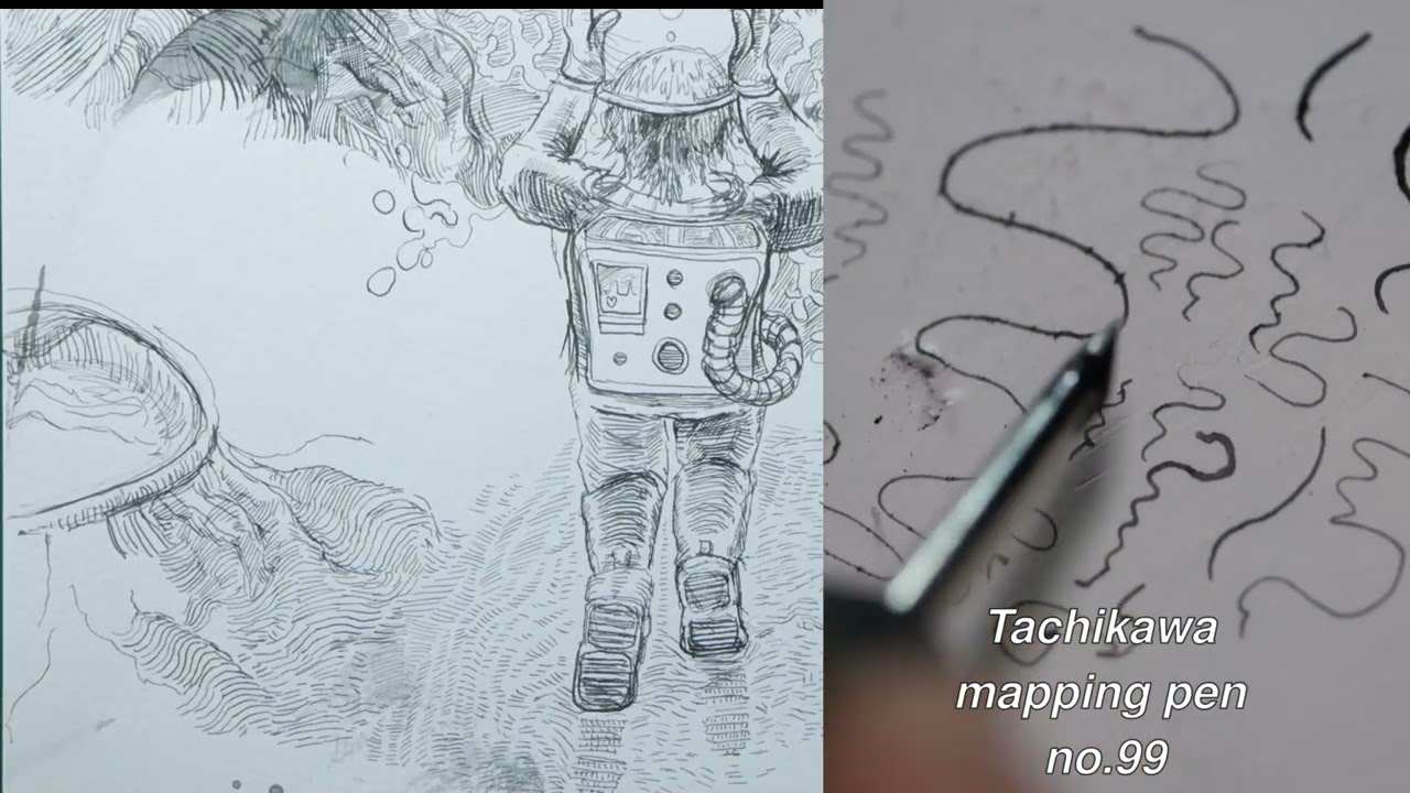 Пробую 5 перьевых ручек Tachikawa.