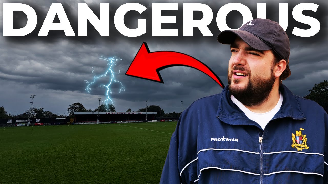 Я рисковал жизнью в шторм, чтобы посмотреть футбол! ⛈️