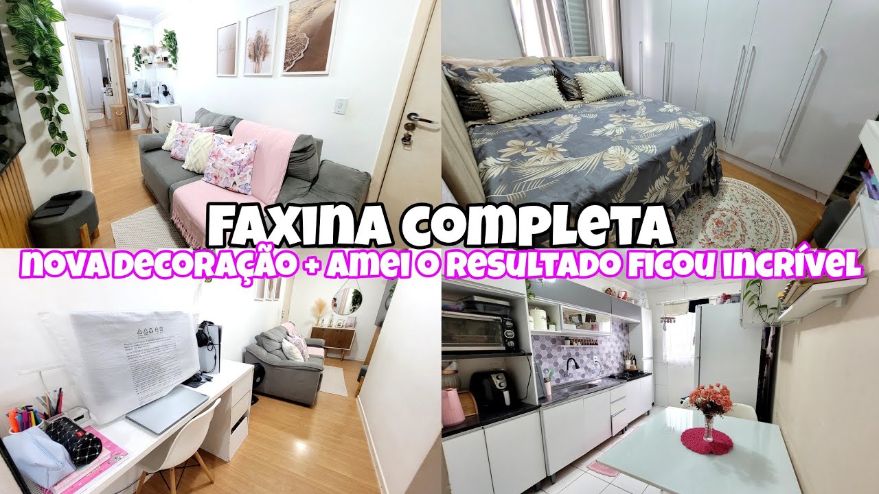 MUDEI TUDO , MINHA CASA FICOU UM SONHO  | NOVA DECORAÇÃO | FAXINA COMPLETA , ESTAVA MUITO SUJO 😱