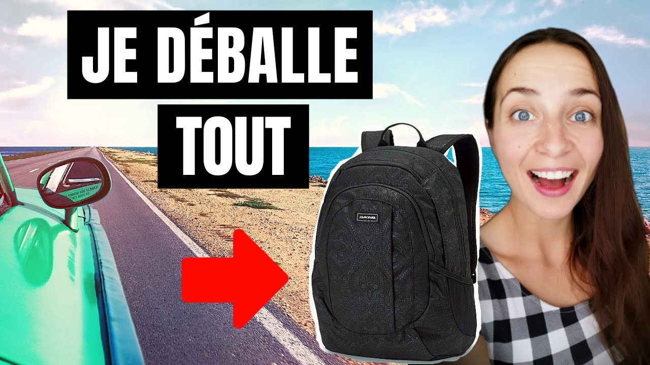 MON SAC POUR VOYAGER ET TRAVAILLER  : &eacute;tape #6 - 🎯 pour devenir digital nomade🎯