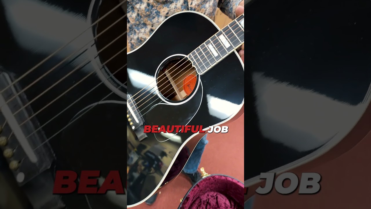 Gibson Custom Shop Modern Collection J-45 Custom Ebony 4.95lbs 🖤