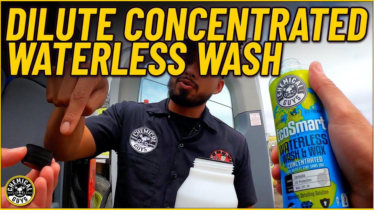 How To Dilute Your Waterless Wash Into An Atomizer! - QUICK TUTORIAL -  Chemical Guys