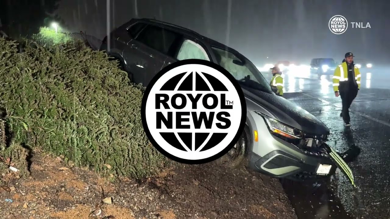 Vehicle Spins Out And Crashes On 101 In Westlake