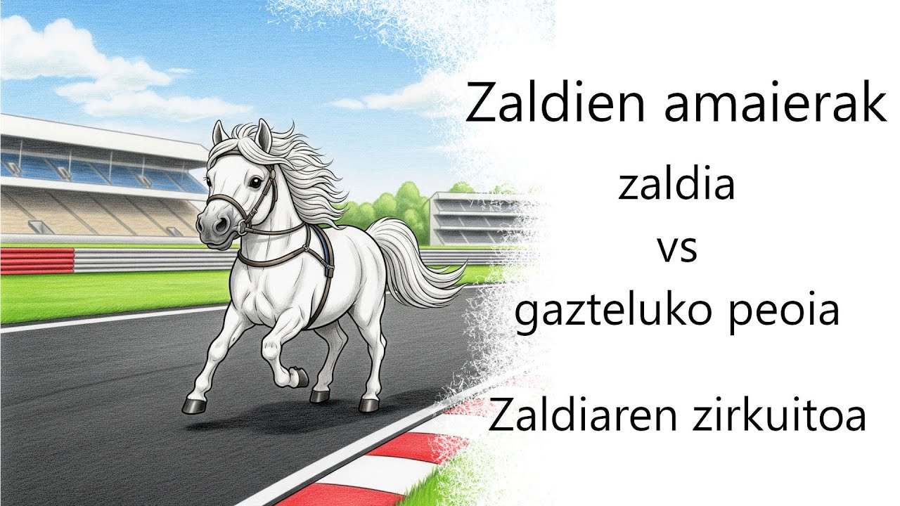 Zaldia vs gaztelu zutabeko peoia