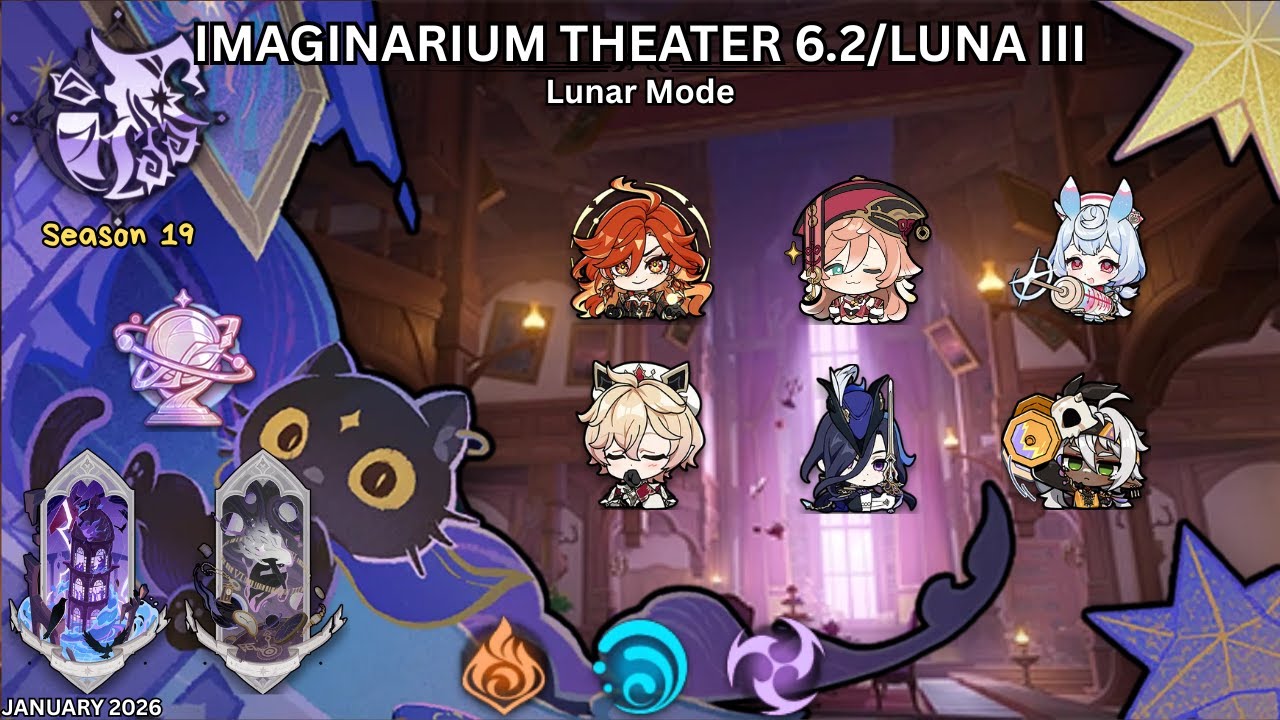 [Imaginarium Theater 6.2] Season 19, Lunar Mode | Genshin Impact