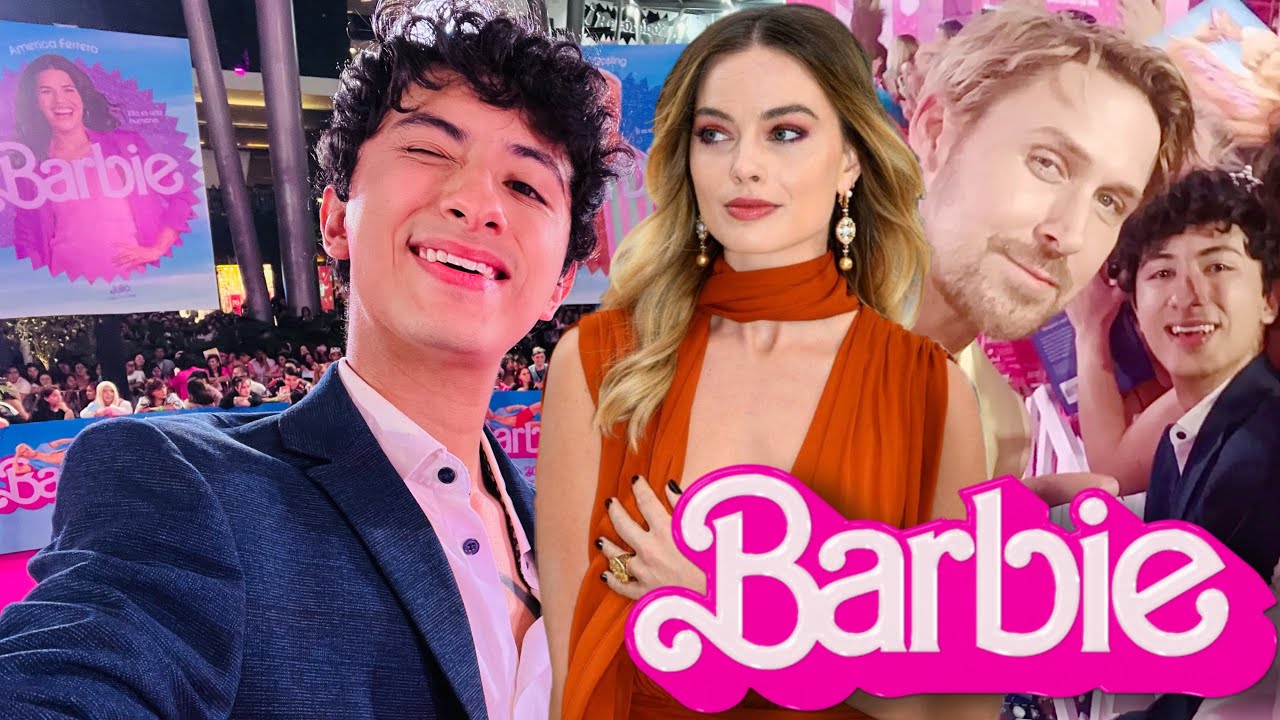 Me invitaron a la alfombra de Barbie con Margot Robbie y Ryan Gosling