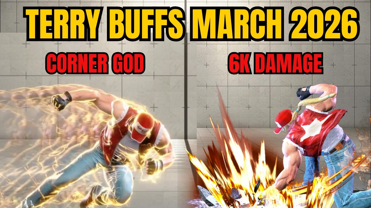 BRAND NEW Terry Tech March 2026 Patch for Street Fighter 6!!!