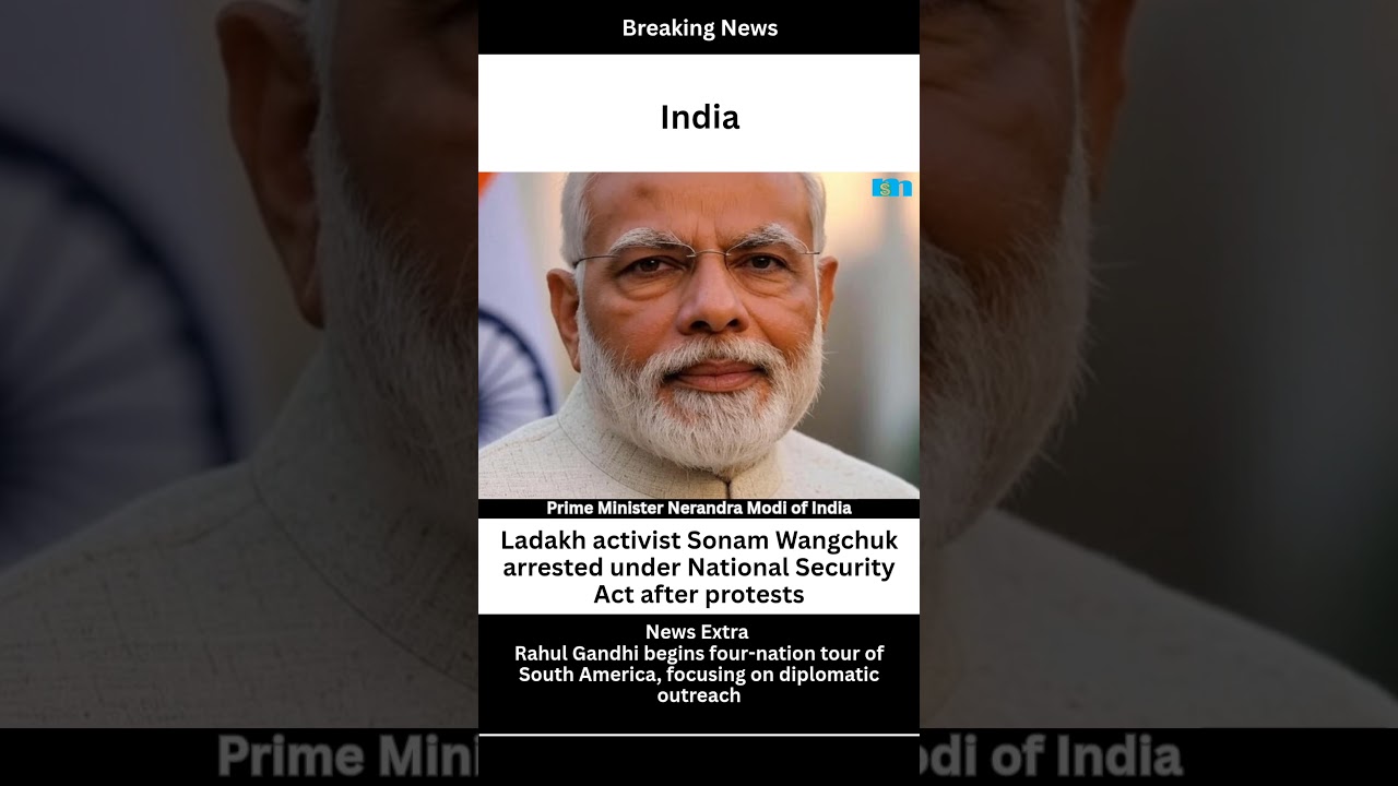 Ladakh activist Sonam Wangchuk arrested under National Security Act after protests