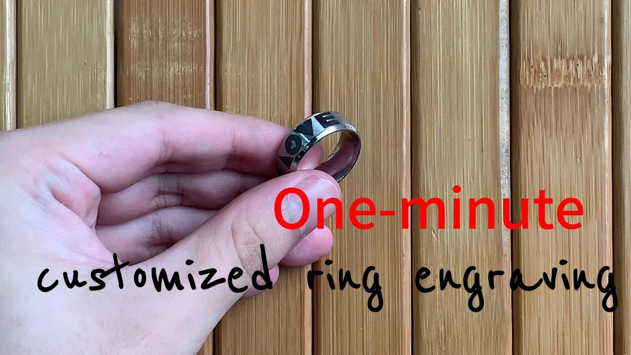 COOLOOK Creator 1 Ring Engraving Display