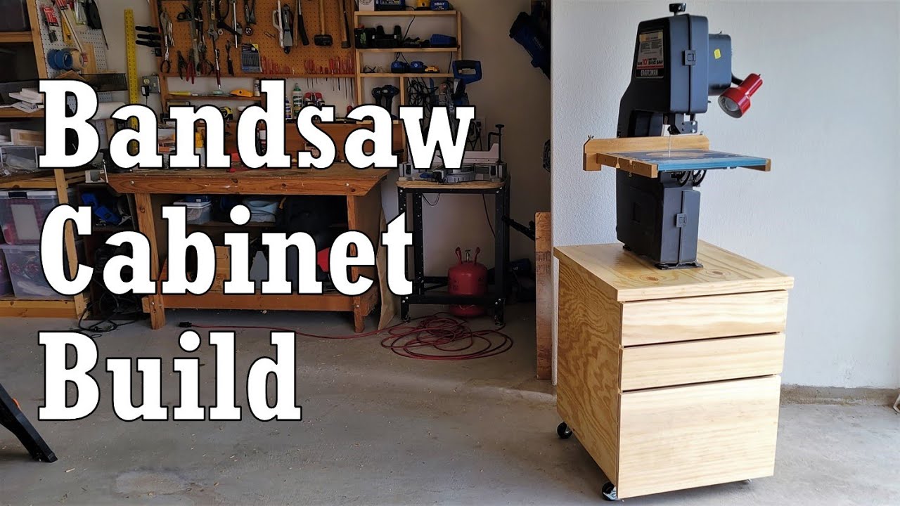 BANDSAW STAND // First Time Cabinet Making
