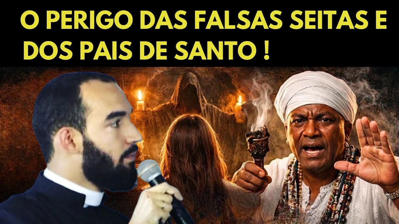 Padre Gabriel  abre os olhos dos cristãos que vão atrás de falsas seitas e de pais de santo.
