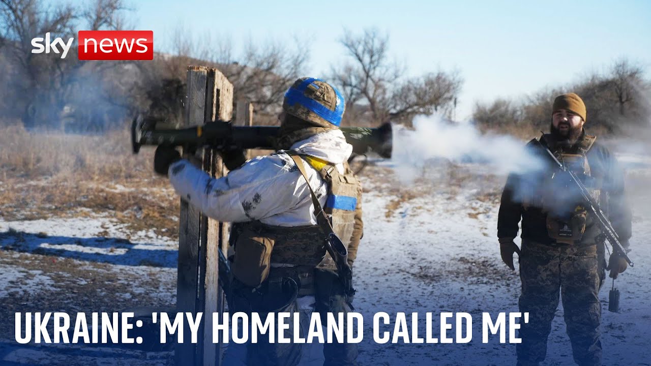 New Ukrainian recruits head to the battlefront with Russia | Ukraine war