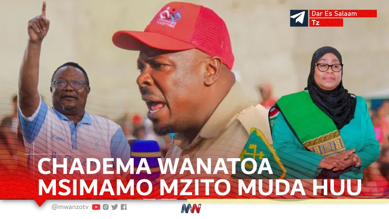#LIVE: JOHN HECHE ANATOA MSIMAMO MZITO WA CHADEMA MUDA HUU